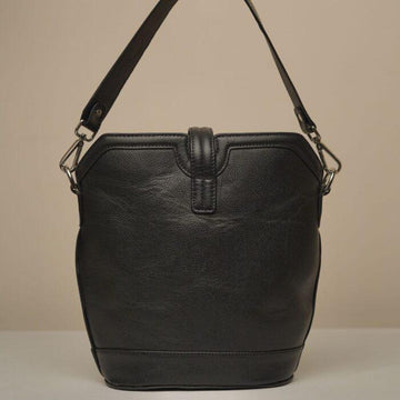 Ripple Bucket Bag - Black