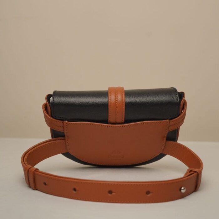 Tide Belt Bag - Tan & Black