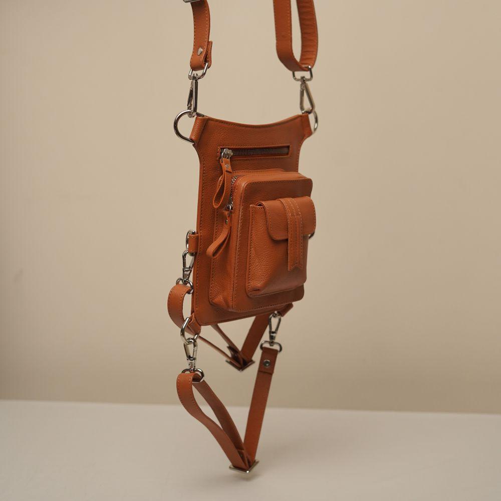 Tri-wave Thigh Bag - Tan