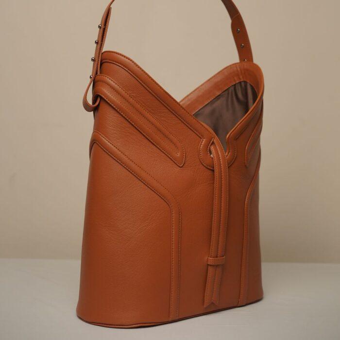 VO Hobo Bag - Tan