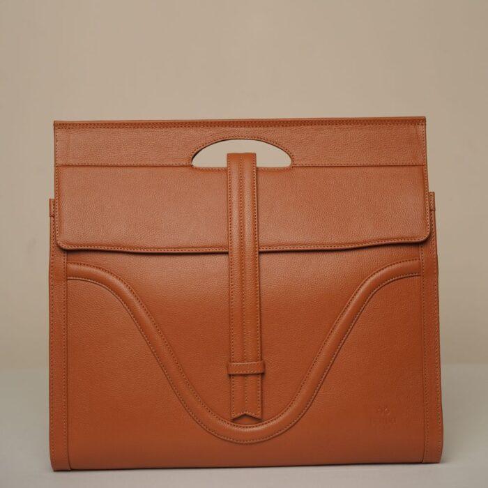 Wave Laptop Bag - Tan